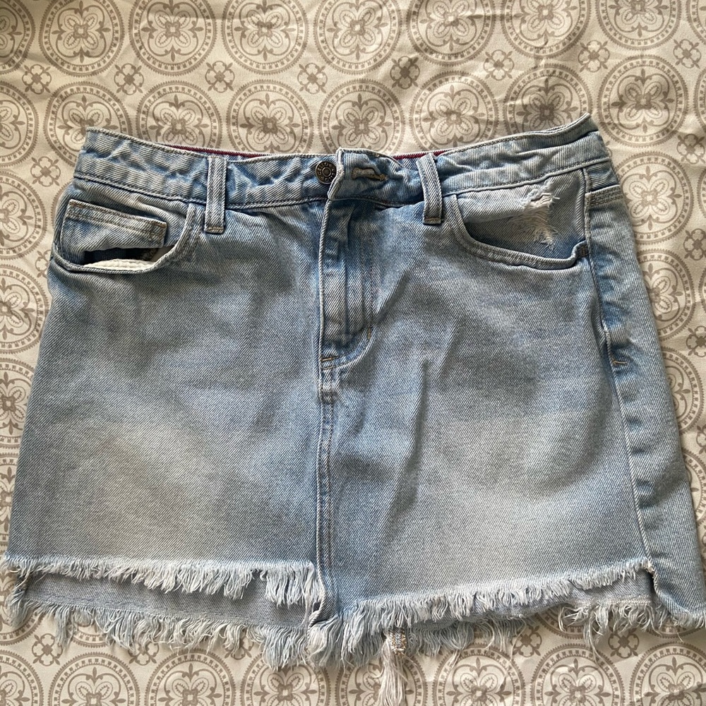 Denim skirt. Bought from a local boutique